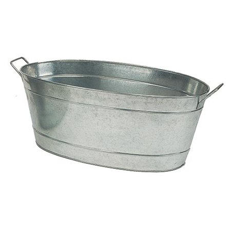 Book Publishing Co Large Oval Galvanized Steel Tub - Galvanized Steel GR151806